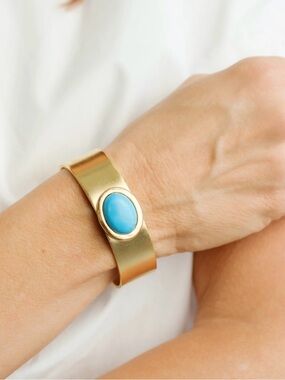 Susan Shaw Caroline Cuff Western Turquoise NWT